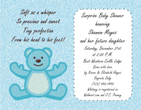 Baby Shower Invitation Templates  Graphics and Templates